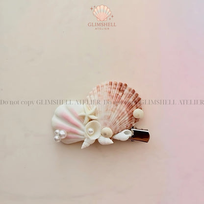 Luxury Handmade Seashell Hair Clip