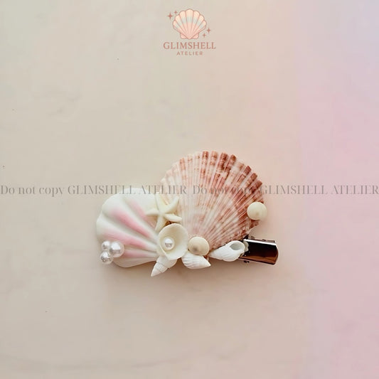 Luxury Handmade Seashell Hair Clip