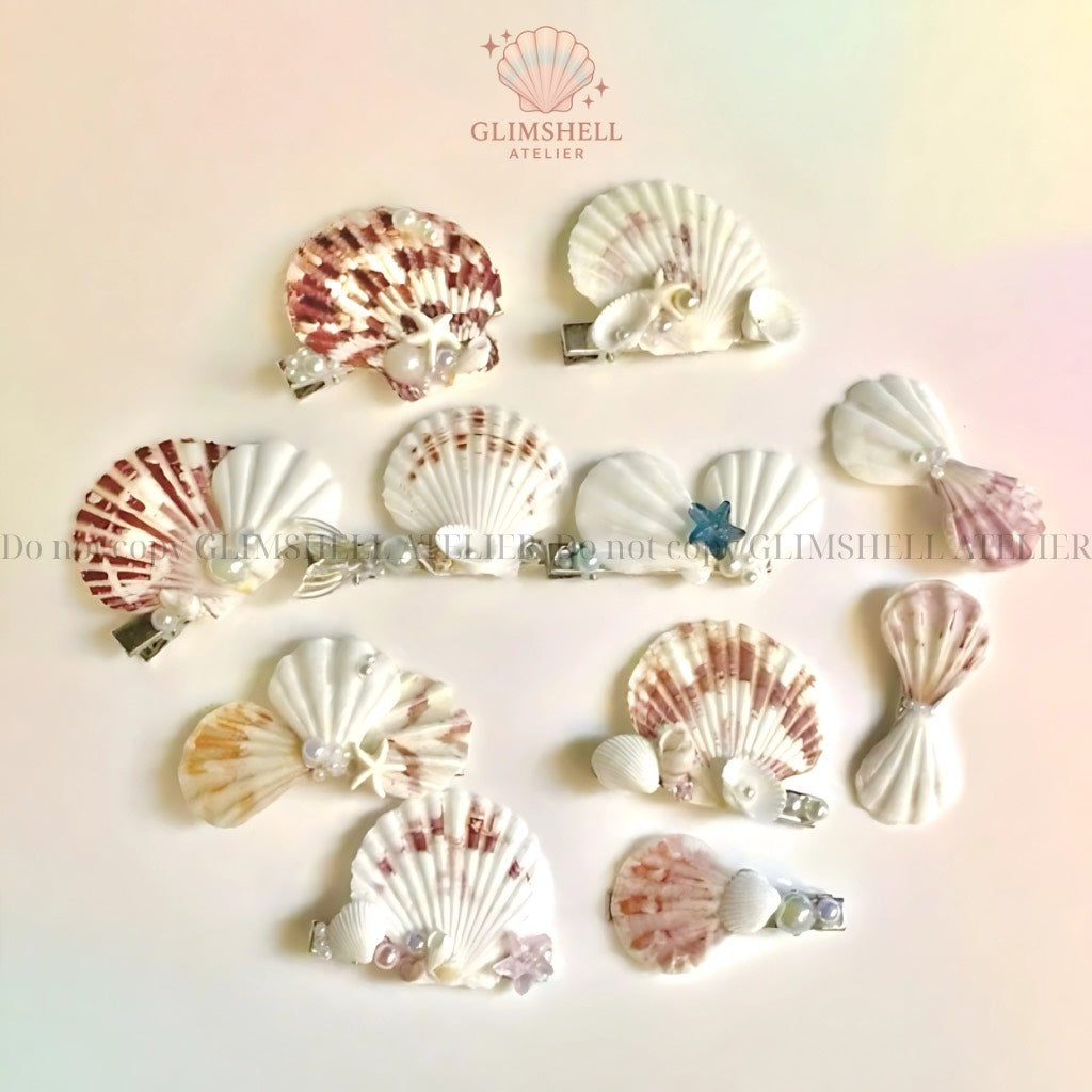 Luxury Handmade Seashell Hair Clip