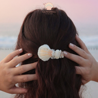 Luxury Handmade Seashell Hair Clip